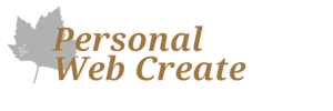 Personal Web Create Logo