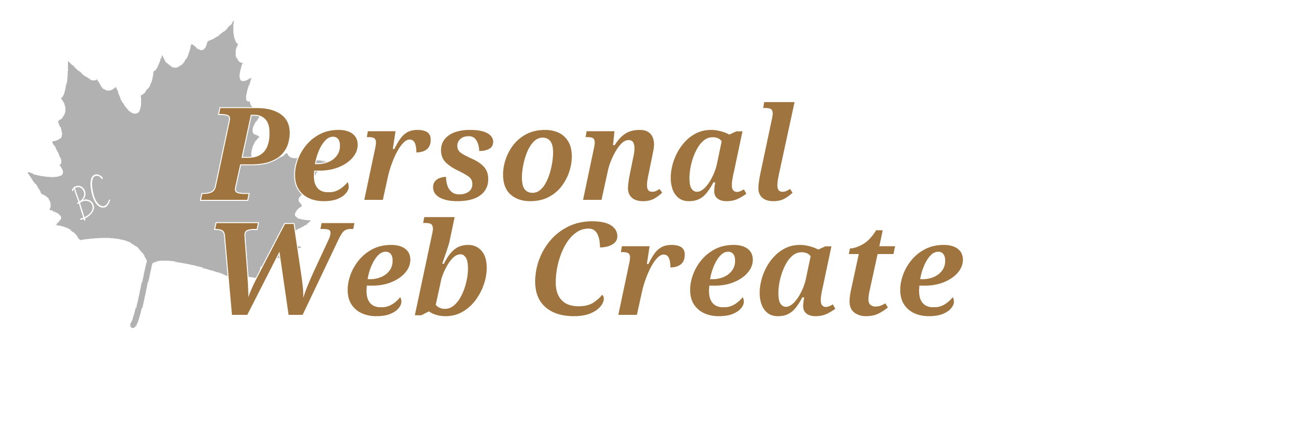 Personal Web Create Logo